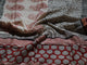 Ivory block butta print Chanderi suit material
