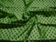 Lime block butti print Chanderi Suit Material
