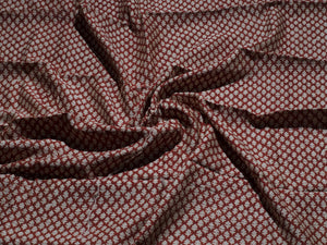 Ivory Block Butti Chanderi Suit Material