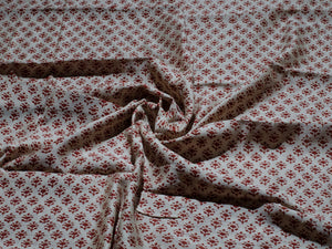 Chevron Sanganeri block butti print suit material
