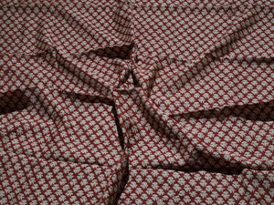 Chevron Sanganeri block butti print suit material