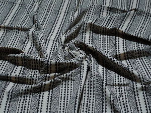 Ivory Jaal Block Handprint Chanderi Suit Material