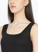 Black Solid Long Dress