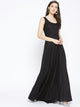 Black Solid Long Dress
