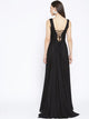 Black Solid Long Dress