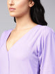 Lavender A-line Short Dress