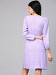 Lavender A-line Short Dress