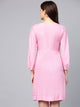 Pink A-line Short Dress