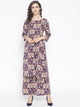 Blue Kalamkari Print Twin Set
