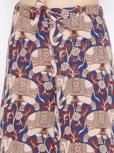 Blue Kalamkari Print Twin Set