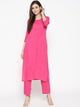 Magenta Rayon Twin Set