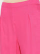 Magenta Rayon Twin Set