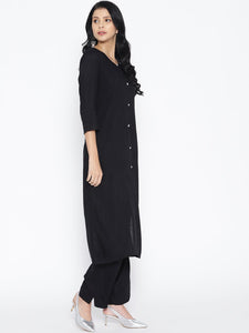 Black Rayon Twin Set