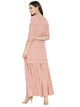 Coral Block Butti Print Twin Set