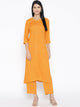 Mustard Rayon Twin Set