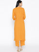 Mustard Rayon Twin Set