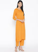 Mustard Rayon Twin Set