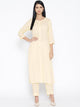 Off-White Rayon Twin Set