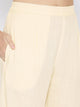 Off-White Rayon Twin Set