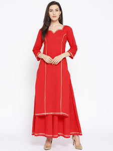 Red Gotta Work Twin Set