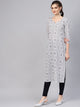 Black & White Printed Kurti