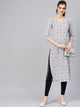 Black & White Printed Kurti