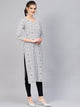 Black & White Printed Kurti