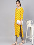 Yellow Bandhaj Print Kurti