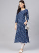 Blue Bandhaj Print Kurti