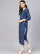 Blue Bandhaj Print Kurti