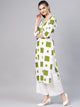Green Box Print Kurti