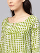 Green Batik Print Kurti