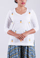 Grey Bandhaj Printed Palazzo