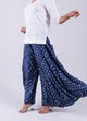 Blue Bandhaj Print  Flare Palazzo