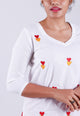 Red Bandhaj Printed Palazzo