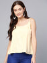 Cream Solid A-line Top