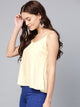 Cream Solid A-line Top