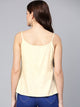 Cream Solid A-line Top