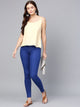 Cream Solid A-line Top