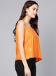 Mustard Printed A-line Top